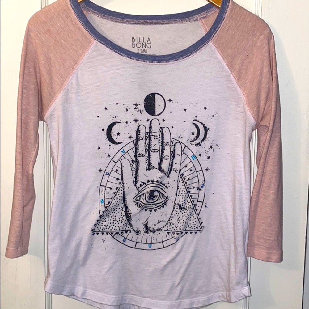 Billabong 3/4 sleeve top